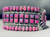 One Of The Most Unique Purple Opal Vintage Sterling Silver Bracelet-Nativo Arts