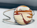 Sand Agate Rare Vintage Southwest Sterling Silver Bracelet Cuff-Nativo Arts