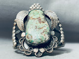Huge Museum Vintage Native American Navajo Royston Turquoise Sterling Silver Bracelet-Nativo Arts