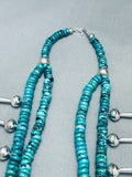 Butterfly Love Native American Navajo Turquoise Sterling Silver Necklace-Nativo Arts