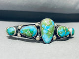 Best Vintage Nila Cook Turquoise Sterling Silver Bracelet Cuff-Nativo Arts