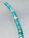 Captivating Vintage Native American Zuni Turquoise Sterling Silver Kachina Necklace Signed-Nativo Arts