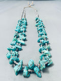 Ella Johnson Vintage Native American Navajo Turquoise Nugget Heishi Necklace Old-Nativo Arts