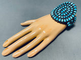 Important Victor Moses Begay Vintage Native American Navajo Turquoise Sterling Silver Bracelet-Nativo Arts
