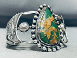 The Best Cerrillos Turquoise Vintage Native American Navajo Sterling Silver Bracelet-Nativo Arts