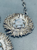 One Of The Most Unique Ever Vintage Native American Navajo Sterling Silver Necklace-Nativo Arts