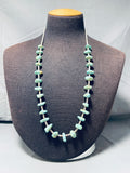 Native American Breathtaking Vintage Santo Domingo Royston Turquoise Shell Necklace-Nativo Arts