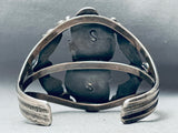 One Of The Best Ever Red Mountain Turquoise Native American Navajo Sterling Silver Bracelet-Nativo Arts