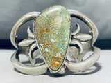 One Of A Kind Vintage Native American Navajo Royston Turquoise Sterling Silver Bracelet-Nativo Arts