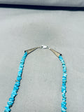 Incredible Vintage Native American Navajo Turquoise Sterling Silver Necklace-Nativo Arts