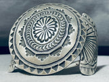 Massive Native American Navajo Sterling Silver Bracelet 122 Grams-Nativo Arts