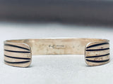 Superior Vintage Native American Navajo Royston Turquoise Sterling Silver Bracelet-Nativo Arts