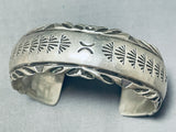 Sandoval Family Vintage Native American Navajo Sterling Silver Bracelet-Nativo Arts