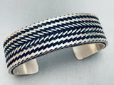 Coolest Coil Vintage Native American Navajo Sterling Silver Bracelet Cuff-Nativo Arts