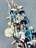 One Of The Most Fabulous Vintage Native American Navajo Turquoise Sterling Silver Necklace-Nativo Arts