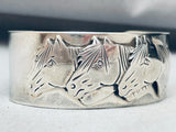 Important Nel Morgan Horse Head Sterling Silver Bracelet Cuff-Nativo Arts