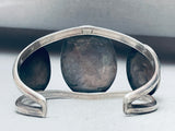 Important Vintage Native American Navajo Carico Lake Turquoise Sterling Silver Bracelet-Nativo Arts