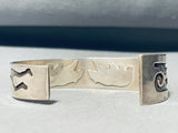 Rare Internal Bear Vintage Native American Navajo Nephrite Jade Sterling Silve Rbracelet-Nativo Arts