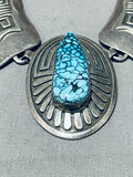 One Of The Finest Ever Necklace Vintage Native American Navajo Sterling Silver Necklace-Nativo Arts