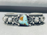 Ingot Style Sterling!! :) Vintage Native American Navajo Turquoise Bracelet Cuff-Nativo Arts