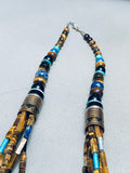 The Best Thomas Singer Vintage Tiger Eye Sterling Silve Rturquoise Necklace-Nativo Arts