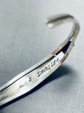 Jim Lee Vintage Native American Navajo 5 Kingman Turquoise Sterling Silver Bracelet-Nativo Arts