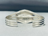 Dry Lakebed Turquoise Vintage Navajo Sterling Silver Bracelet-Nativo Arts