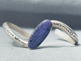 Important Vintage Apache Sugilite Sterling Silver Bracelet-Nativo Arts