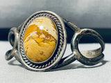 Carmel Apple Vintage Native American Navajo Agate Sterling Silver Bracelet-Nativo Arts