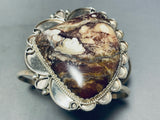 Joseph Grey Vintage Native American Navajo Jasper Sterling Silver Bracelet-Nativo Arts