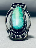 Special Vintage Native American Navajo Royston Turquoise Sterling Silver Ring-Nativo Arts