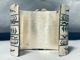 Jaw-dropping 180 Gram Native American Navajo Morenci Turquoise Sterling Silver Bracelet-Nativo Arts