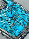 Important Charles Loloma Student Vintage Native American Navajo Sterling Silver Buckle-Nativo Arts