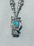 Jaw To The Floor Vintage Southwest Sterling Silver Turquoise Necklace-Nativo Arts