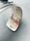 One Of The Best Vintage Hopi Wave Sterling Silver Bracelet-Nativo Arts