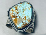 200 Grams Vintage Native American Navajo #8 Turquoise Sterling Silver Bracelet-Nativo Arts