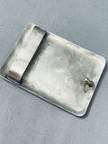 Parrot Inlay Vintage Native American Navajo Turquoise Sterling Silver Buckle-Nativo Arts