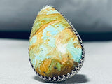 Jacob Francosa San Felipe Royston Turquoise Sterling Silver Ring-Nativo Arts