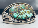 One Of The Best Ever Vintage Native American Navajo Royston Turquoise Sterling Silver Bracelet-Nativo Arts