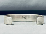 Very Rare Ohkay Ohwingeh Sterling Silver Bracelet Mike Bird Romero-Nativo Arts
