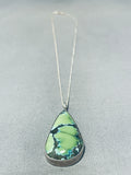Dramatic Native American Navajo Frogskin Turquoise Sterling Silver Necklace-Nativo Arts
