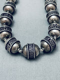 One Of The Most Intricate Vintage Handmade Sterling Silver Necklace-Nativo Arts