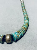 Gorgeous Vintage Santo Domingo Royston Turquoise Sterling Silver Necklace-Nativo Arts