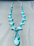 The Single Best Vintage Native American Navajo Toad Turquoise Fetish Necklace