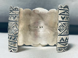 100+ Gram Native American Navajo Spiderweb Turquoise Sterling Silver Bracelet-Nativo Arts