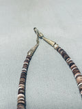 Native American Amazing Vintage Santo Domingo Blue Gem Turquoise Sterling Silver Necklace-Nativo Arts