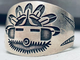 Montano Gibbson Vintage Navajo Sterlingsilver Bracelet Cuff-Nativo Arts