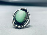 Special Vintage Native American Navajo Royston Turquoise Sterling Silver Ring-Nativo Arts