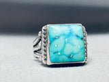Important Best Orville Tsinnie Vintage Native American Navajo Turquoise Sterling Sivler Ring-Nativo Arts