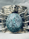 181 Grams Spider Turquoise Native American Navajo Sterling Silver Bracelet-Nativo Arts